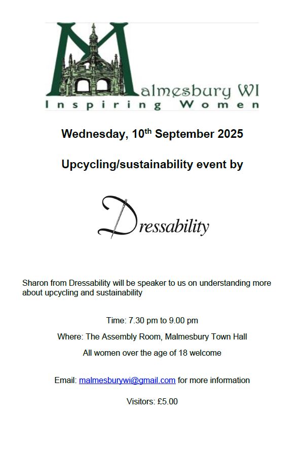 WI September Meeting - Upcycling? sustainability Event by Dressability